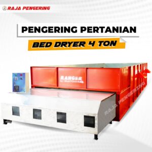 Mesin pengering bed dryer kapasitas 4 ton